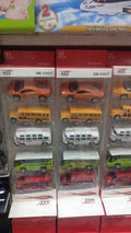 5-Piece Die Cast Metal Car and Bus Set �1:64 Scale City Vehicle Collection for Kids �Pull Back &amp; Release �Durable Metal &amp; Plastic Construction �Educational Toy for Ages 3+
