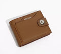 Savfox PU Leather Outlet Pocket Card Holder Wallet for Men �Slim, Stylish &amp; Durable - Stylish Wallets For Men - BLACK