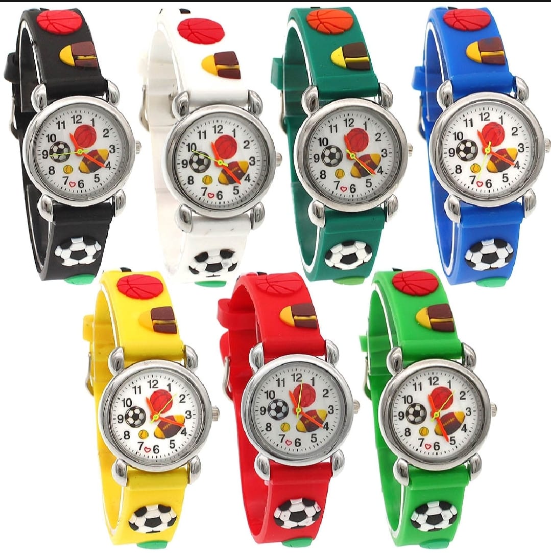 High Quality Cute Football Cartoon Children Watch – photo 4