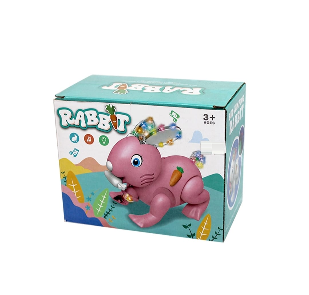 Electric Rabbit Toy for Kids �Light &amp; Sound, Educational &amp; Musical Play