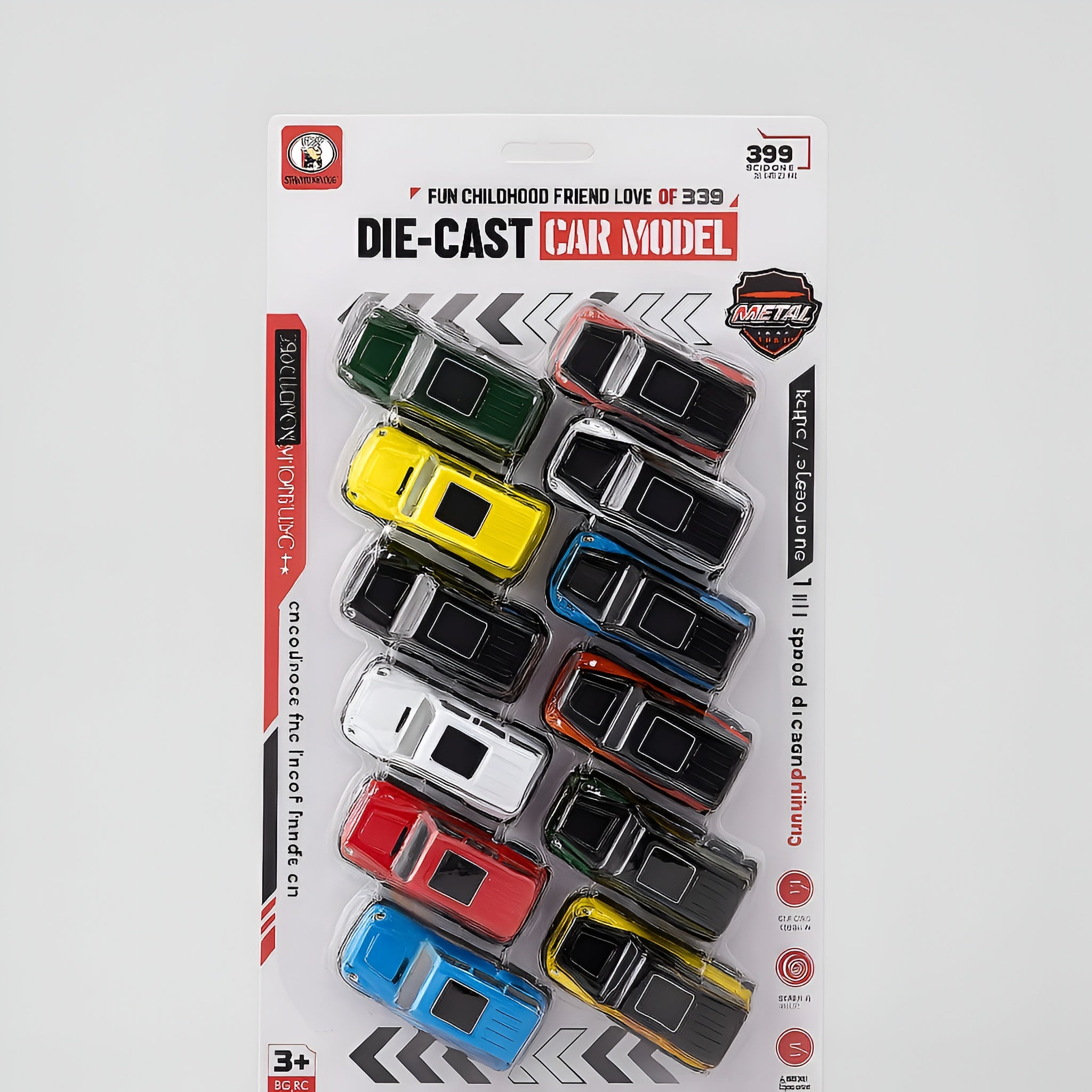 Die-Cast Metal Toy Cars Set �Pack of 12 Assorted SUV Models in Vibrant Colors for Kids�Play, Collecting, Racing, and Gifting