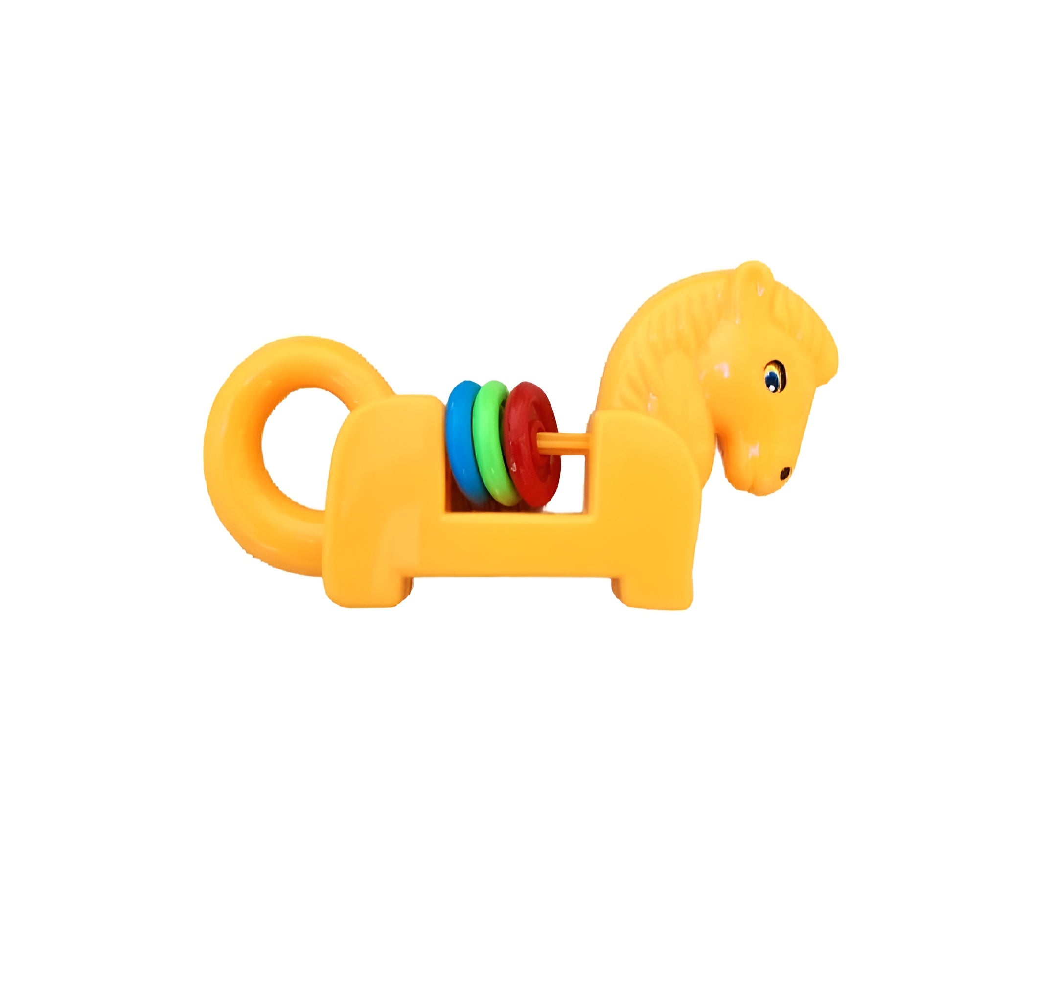 3 Pcs Baby Rattle Set �Non-Toxic Plastic Toys for Newborns, Safe &amp; Lightweight, Colorful Shapes for Sensory and Motor Skill Development (0-3 Years)