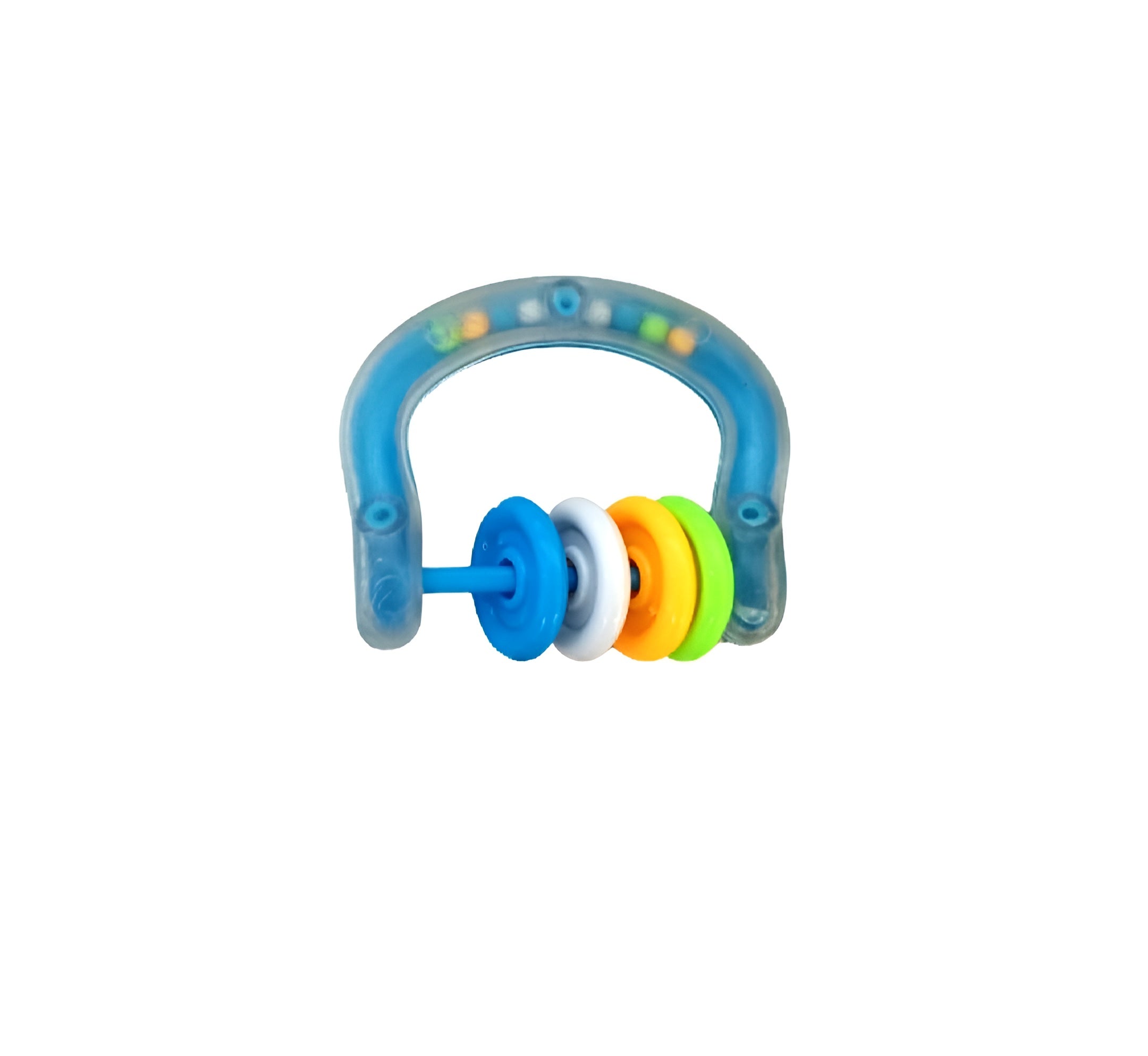 3 Pcs Baby Rattle Set �Non-Toxic Plastic Toys for Newborns, Safe &amp; Lightweight, Colorful Shapes for Sensory and Motor Skill Development (0-3 Years)