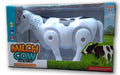 Funny Walking Musical Milch Cow Toy for Kids �Black &amp; White Electric Animal with Lights, Sound &amp; Moving Tail