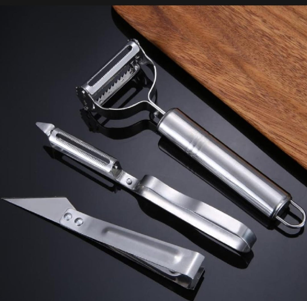 1 Set Stainless Steel Peeler &amp; Slicer �Multi-Function Vegetable &amp; Fruit Grater Tool