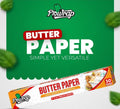 Prowrap Butter Paper �9" x 14" Precut Sheets (30 Pcs) | High-Quality Waterproof &amp; Grease-Resistant Food Wrap | Thicker Than Market Standard