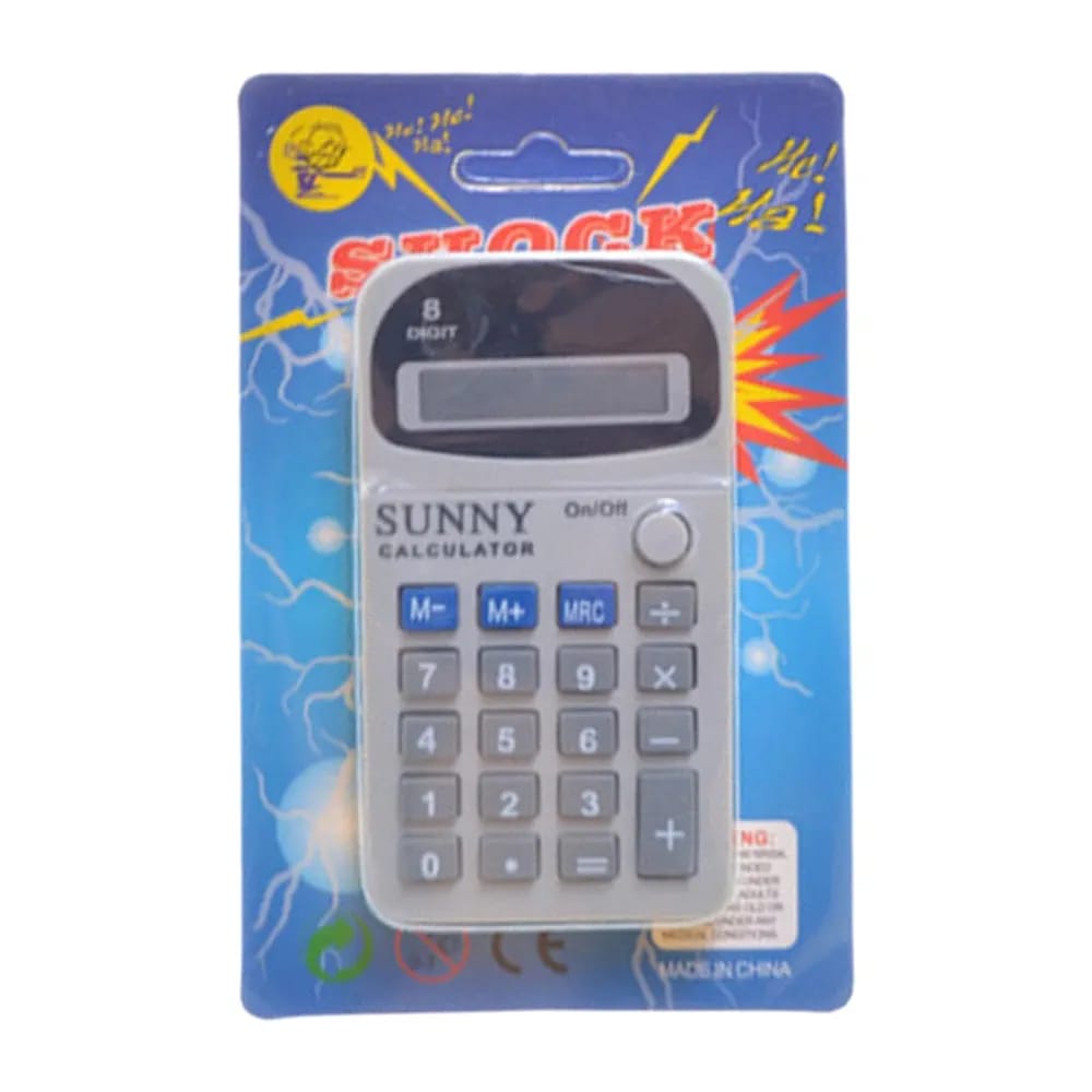 Electric Shocking Fake Calculator �Funny Prank Toy Gadget for Adults &amp; Teens, Ideal for Holidays, Halloween, Birthdays, and Party Tricks