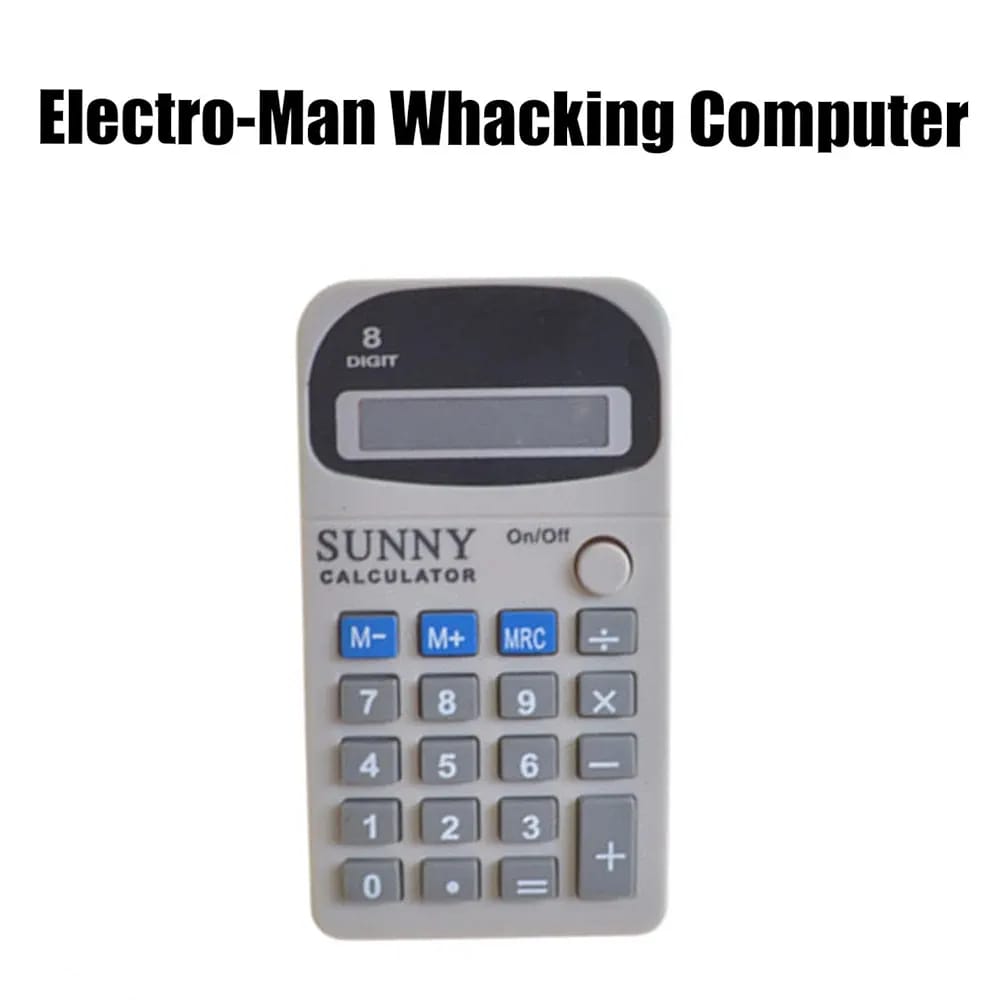 Electric Shocking Fake Calculator �Funny Prank Toy Gadget for Adults &amp; Teens, Ideal for Holidays, Halloween, Birthdays, and Party Tricks