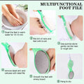 4-in-1 Pedicure Foot Filer �Callus Remover, Pumice Stone, Nail Brush &amp; Foot File �Professional &amp; Home Use