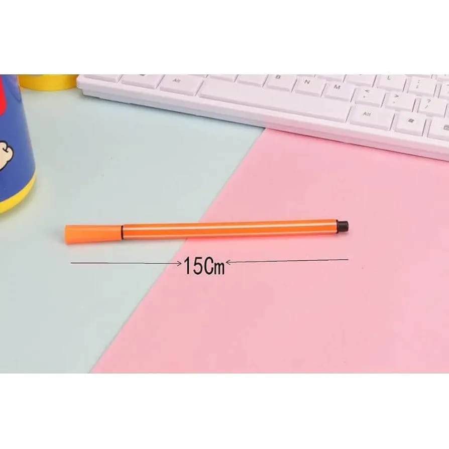 Set of 12 Flomaster Colors �Yellow/Bird Design �Kids Drawing &amp; Coloring Markers