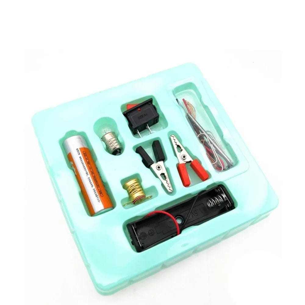 DIY Electrical Circuit Learning Set for Kids �Safe Educational Science Experiment Kit for Building Basic Circuits, Hands-On STEM Learning Toy for School Lab Projects and Home Experiments