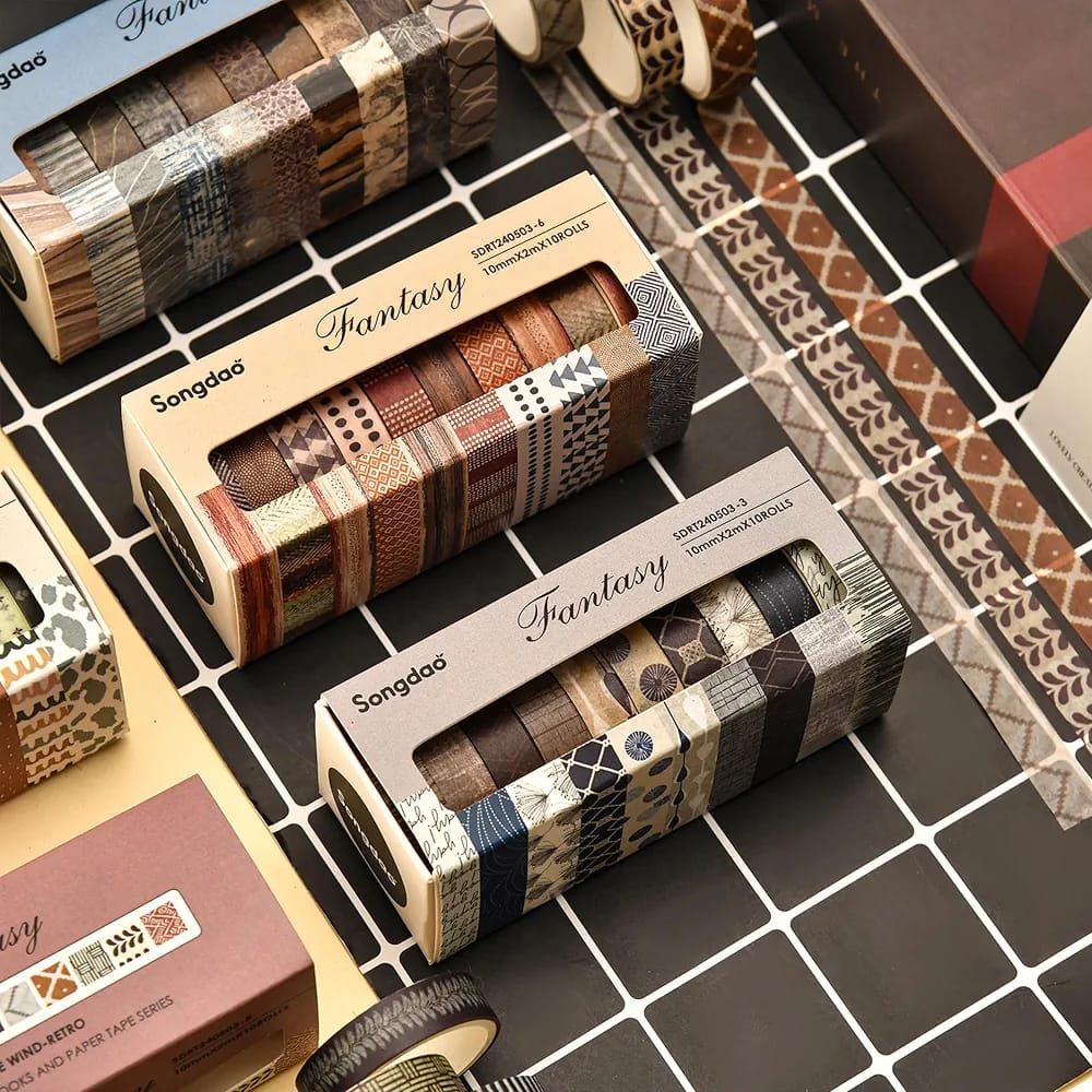 Songdao 10 Rolls Fantasy Washi Tape Set – photo 3