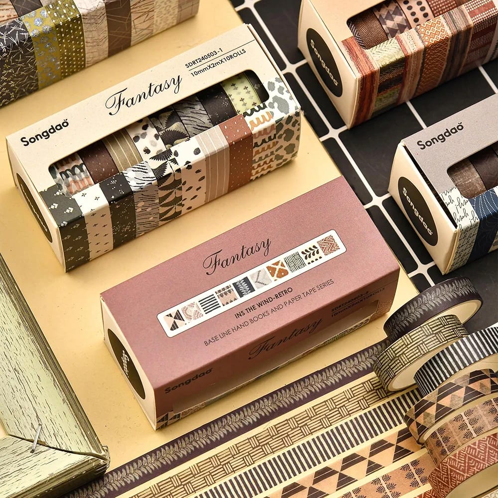 Songdao 10 Rolls Fantasy Washi Tape Set – photo 4