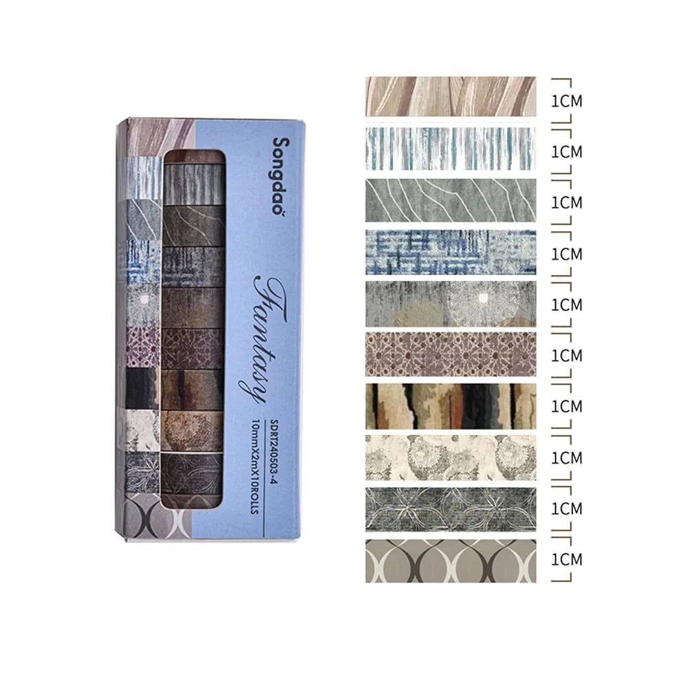 Songdao 10 Rolls Fantasy Washi Tape Set – photo 2