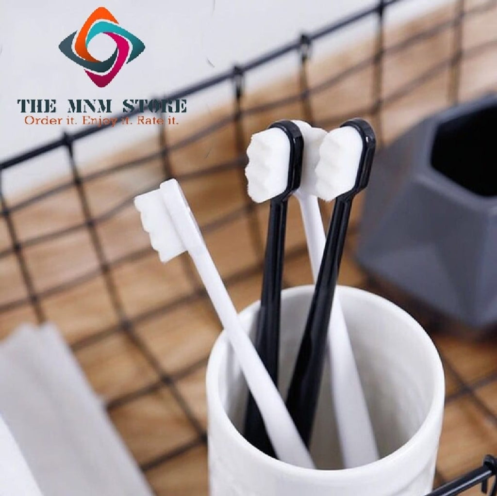 Soft Micro-Nano Manual Toothbrush �Extra Soft 12,000 Bristles for Sensitive Gums, Adults &amp; Kids