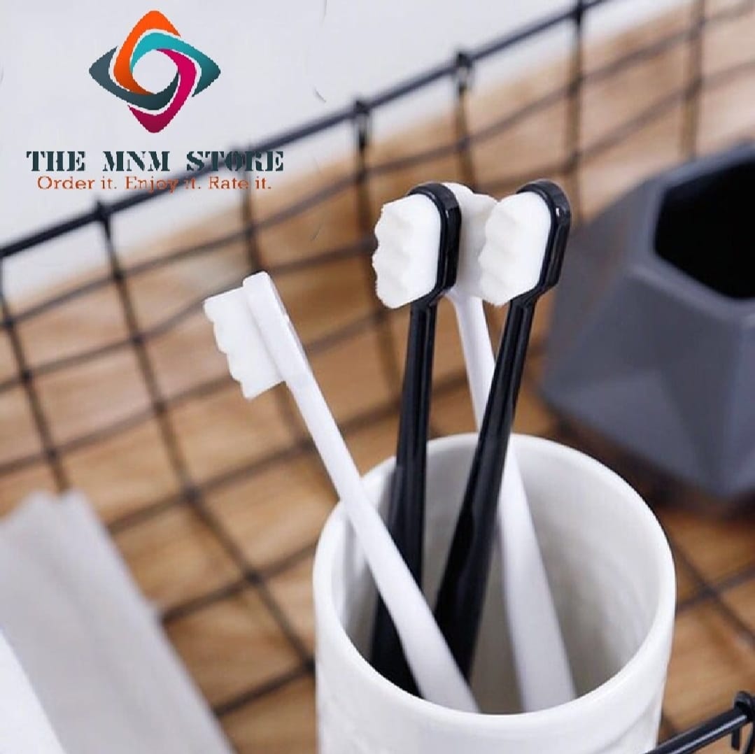 Soft Micro-Nano Manual Toothbrush �Extra Soft 12,000 Bristles for Sensitive Gums, Adults &amp; Kids