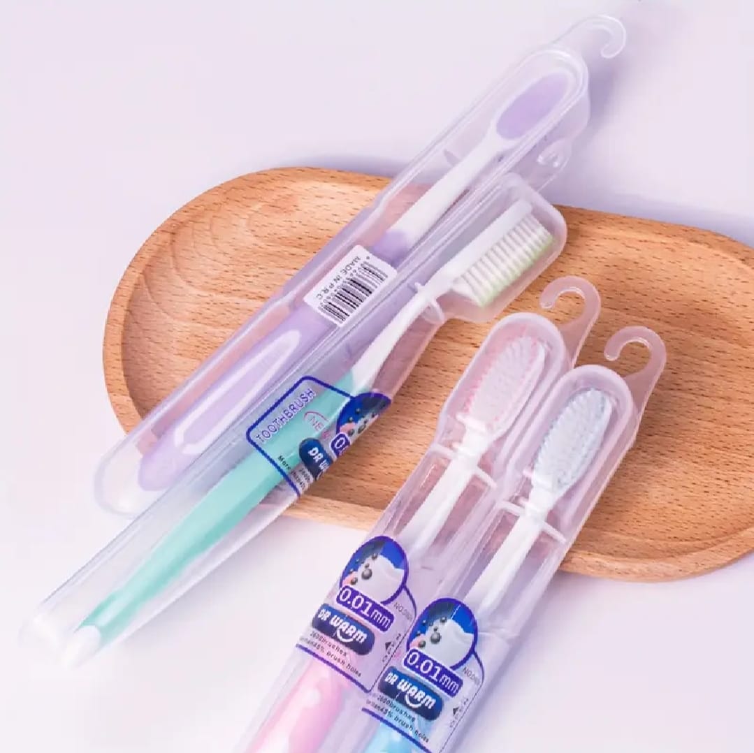 Soft Micro-Nano Manual Toothbrush �Extra Soft 12,000 Bristles for Sensitive Gums, Adults &amp; Kids