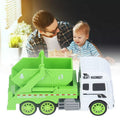 Toy Garbage Truck �Green Recycling Sanitation Vehicle with Real Sliding Action | Inertial Plastic Dumper Truck for Kids to Learn Waste Classification and Environmental Awareness
