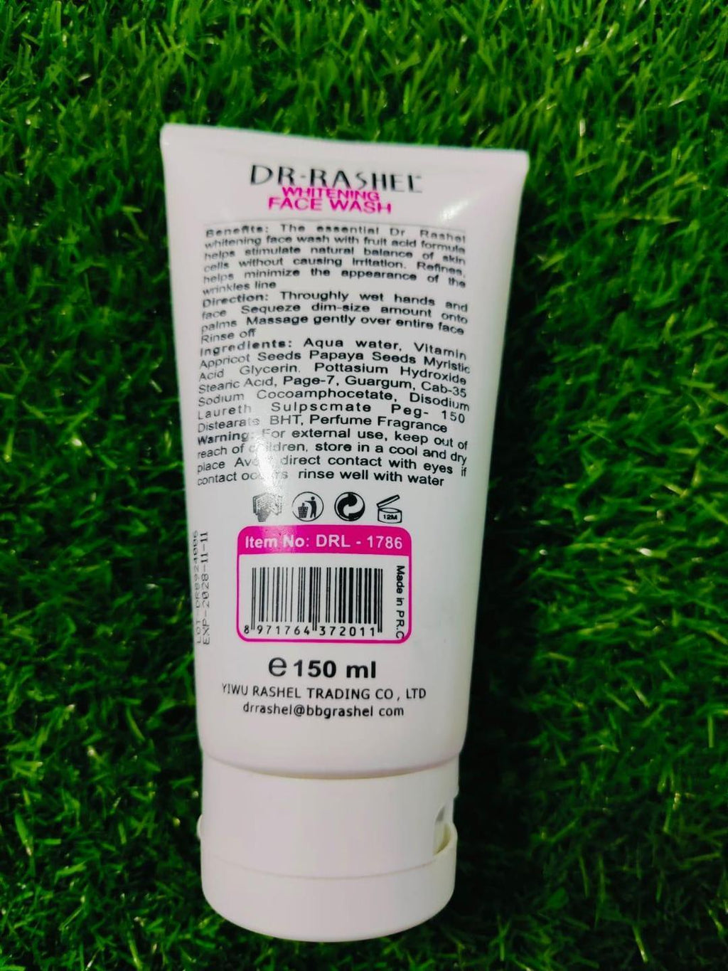 Dr Rashel Face Wash 150ml �Gentle Liquid Cleanser for All Skin Types | Daily Deep Cleansing Formula | Refreshing and Nourishing Skincare Product