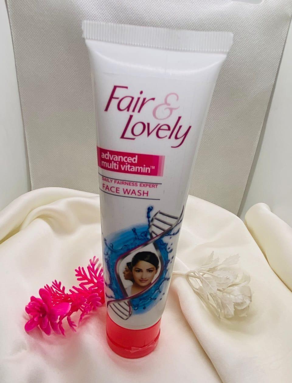Fair &amp; Lovely Advanced Brightening Face Wash | Gentle Daily Cleansing Formula | Suitable for All Skin Types | Radiant &amp; Fresh Look (100ml)
