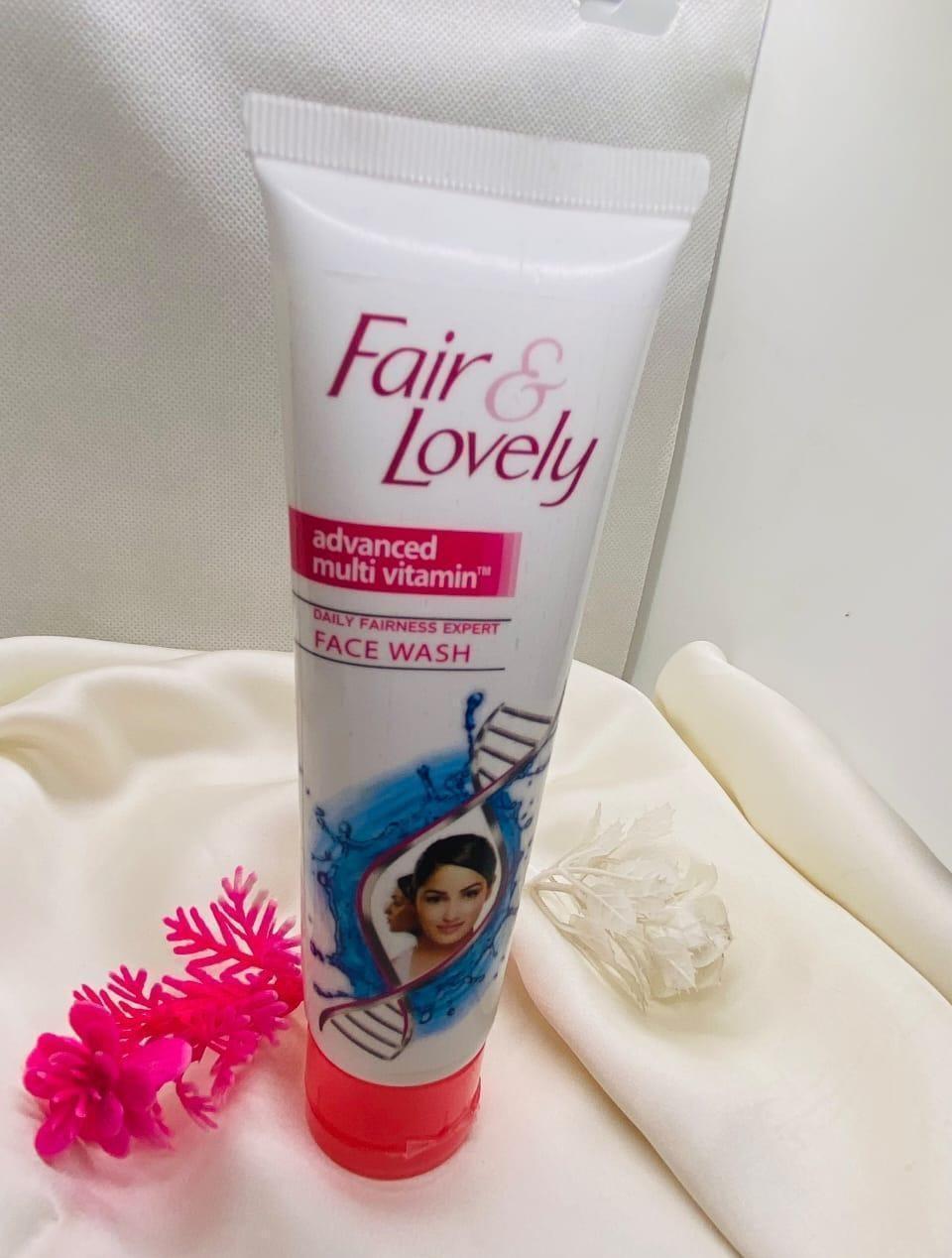 Fair &amp; Lovely Advanced Brightening Face Wash | Gentle Daily Cleansing Formula | Suitable for All Skin Types | Radiant &amp; Fresh Look (100ml)