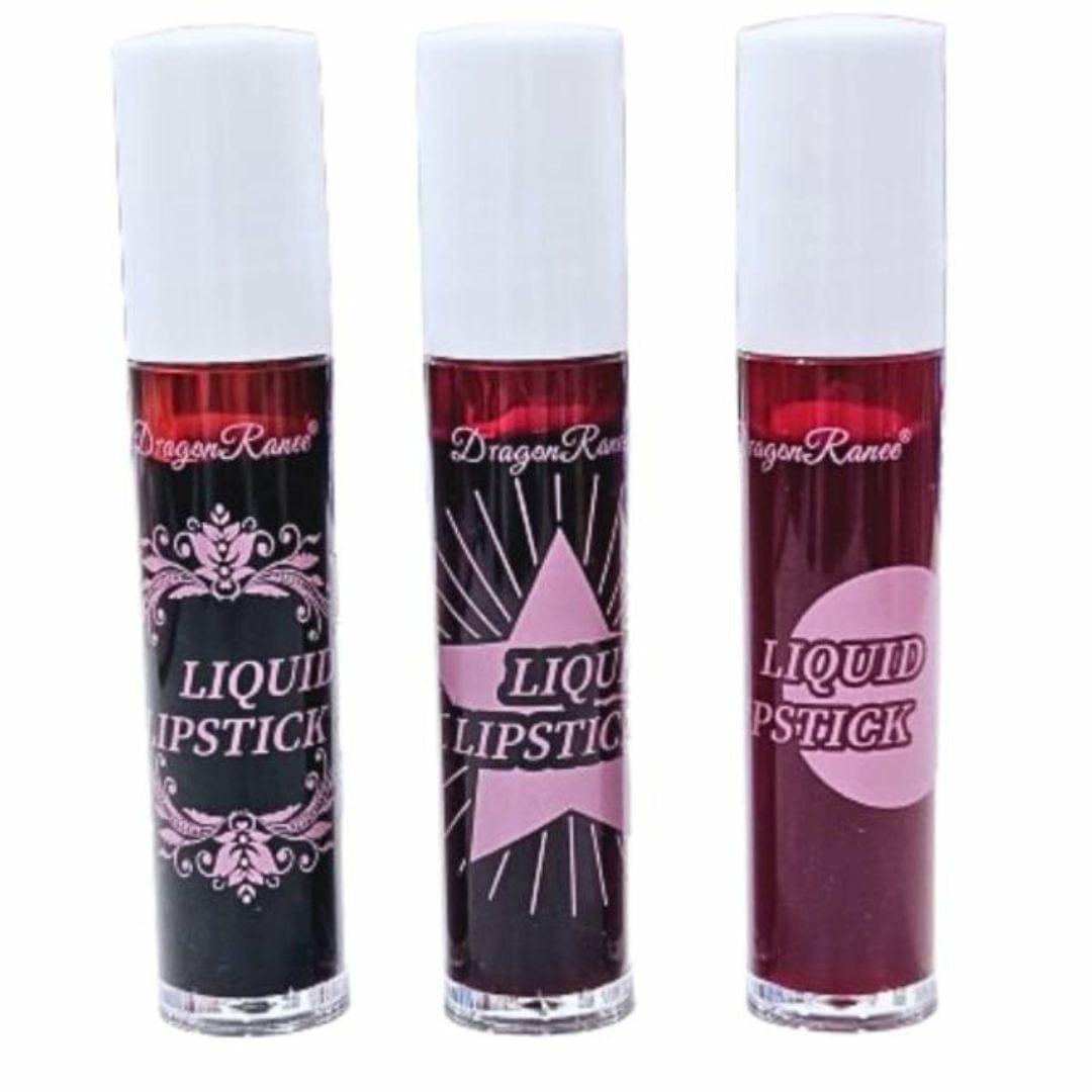 Dragon Ranee Matte Lipstick Pack of 3 �Waterproof Lip &amp; Cheek Tint Set for Girls, Long-Lasting Multicolor Matte Finish