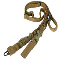 Durable Tactical Rifle Sling for Hunting &amp; Training �Adjustable, Bungee, Quick Detach - BLACK