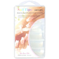 Nail Tips 100 Pcs / Transparent &amp; Natural Color Artificial Nails | Premium Quality Long-Lasting DIY False Nails for Elegant