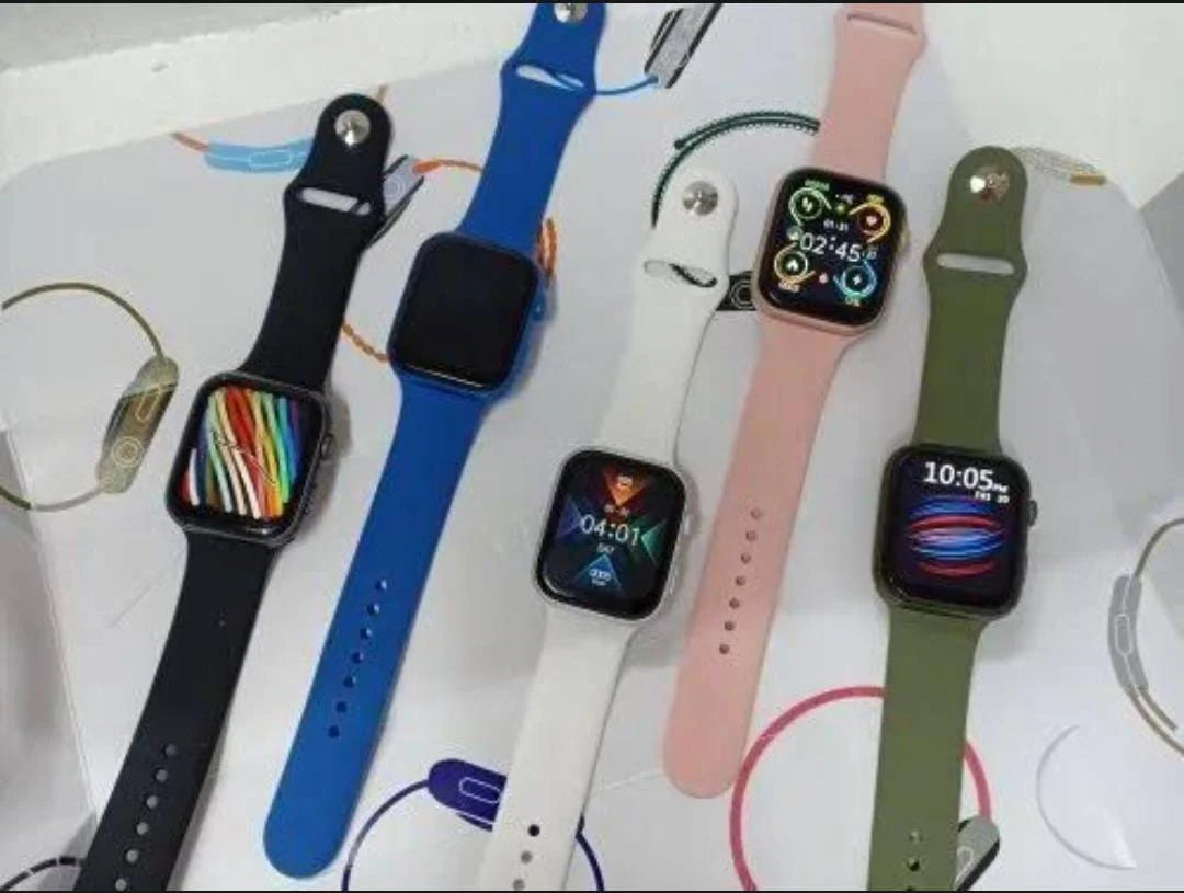 Apple logo series 9 Smart Watch- With 2 Straps - Premium Quality Apple Logo Smart Watch With 49mm Big Display(random color ) - Black