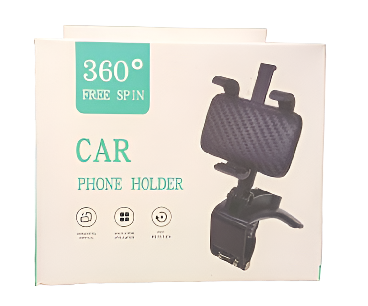 CAR Smart Phone Holder - 360 Free Spin | 360? Mobile Holder Foldable | 360? Rotateable Strong Grip Mobile Holder for Cars