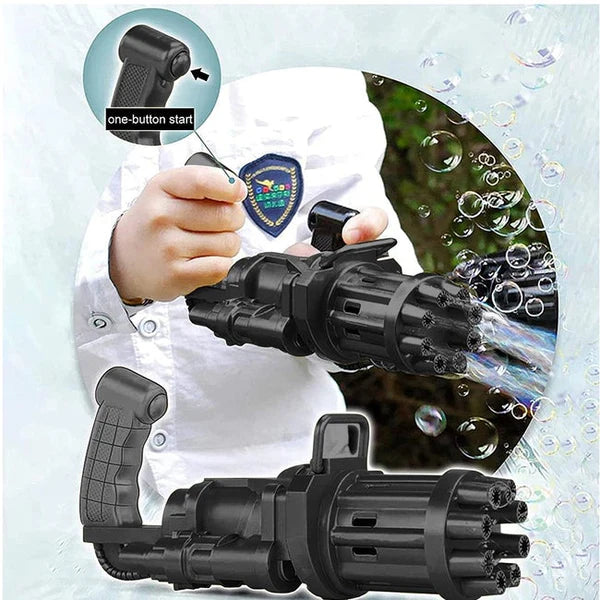 Automatic Bubble Gun For Kids | Water Gatling Play Gun for Boys &amp; Girls (Random color)