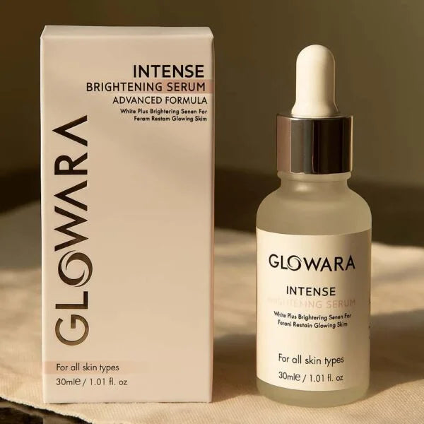 Glowara Intense Brightening Serum �With Alpha Arbutin, Ferulic Acid & Vitamin C for Radiant, Even-Toned & Youthful Skin