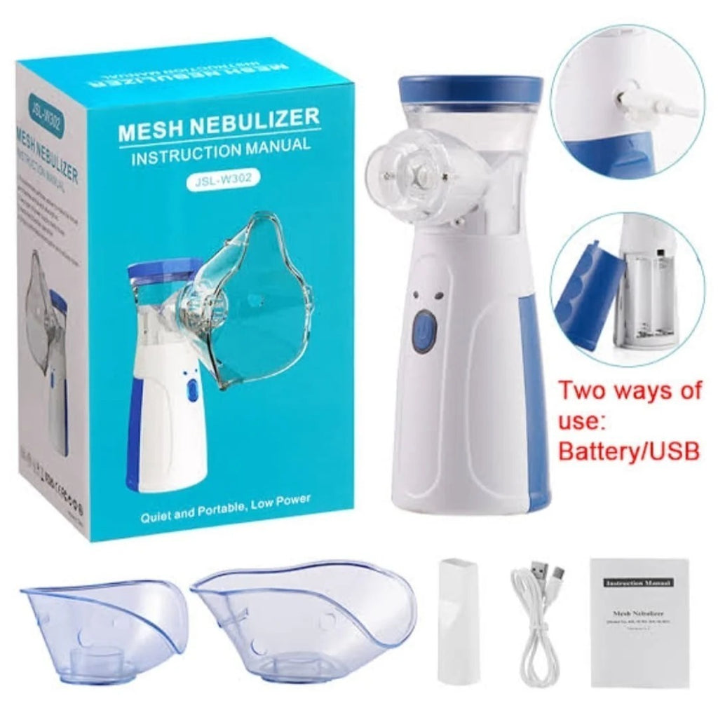 Portable Mesh Nebulizer �Quiet & Rechargeable for Kids and Adults