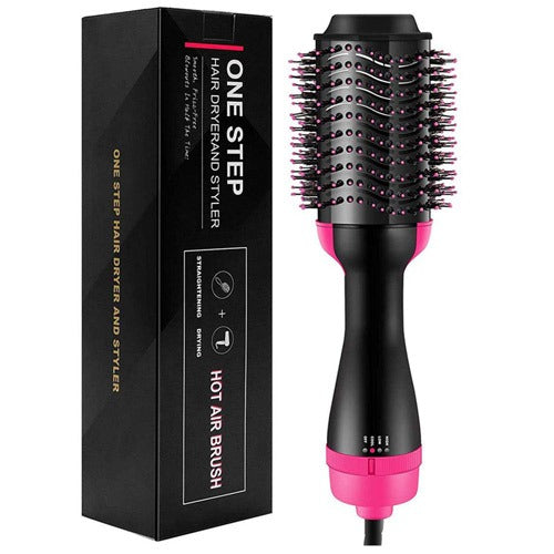 3-in-1 One Step Hot Air Brush Hair Dryer & Styler �Drying, Straightening & Volumizing Brush