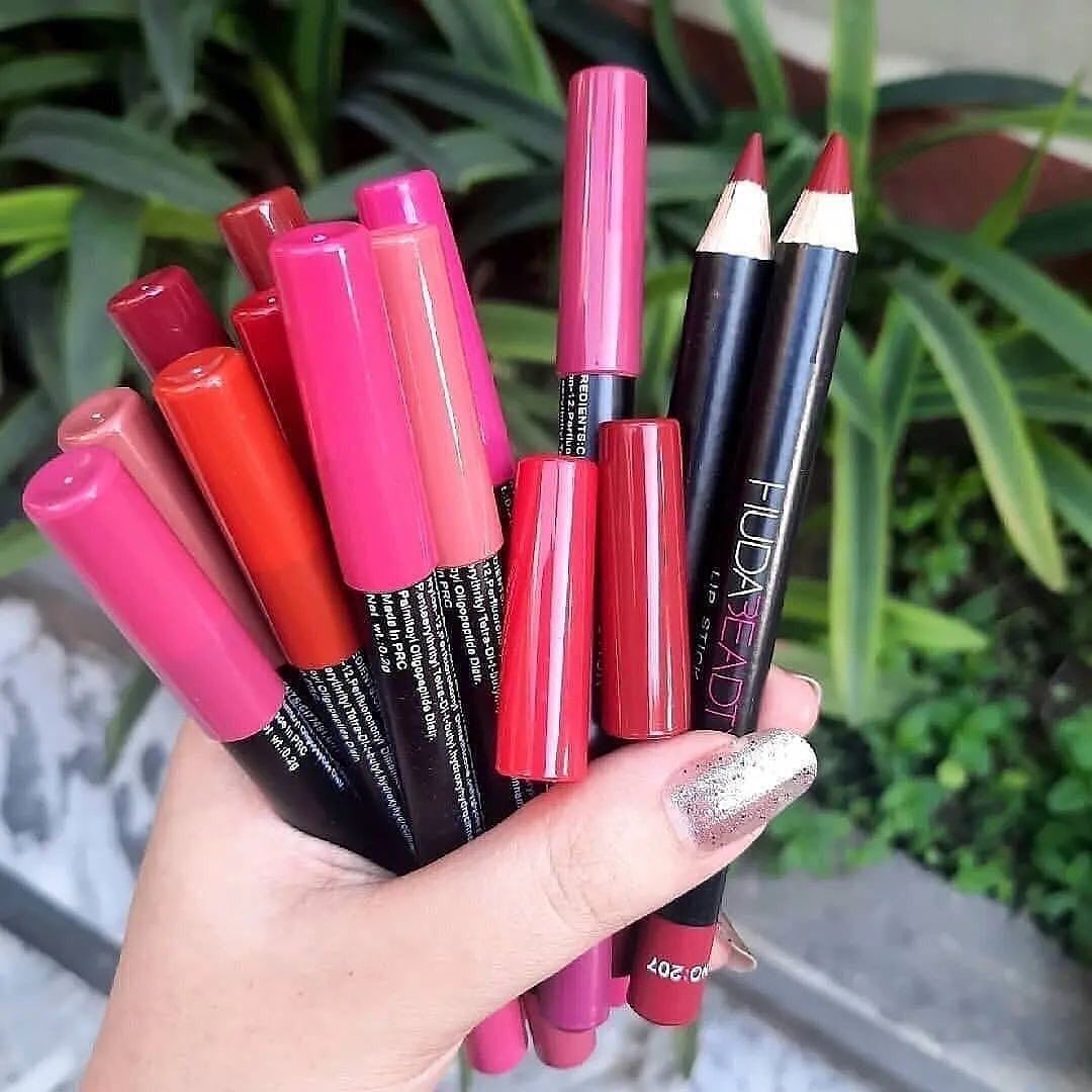 Huda Beauty Matte Color Lipstick Pencils Set Of 12 Long Lasting Waterproof Non Sticky Smooth Application For All Occasions