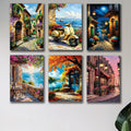 Set of 6 Premium Wall Art Photo Tiles �Modern Home Decor Sets 8x11
