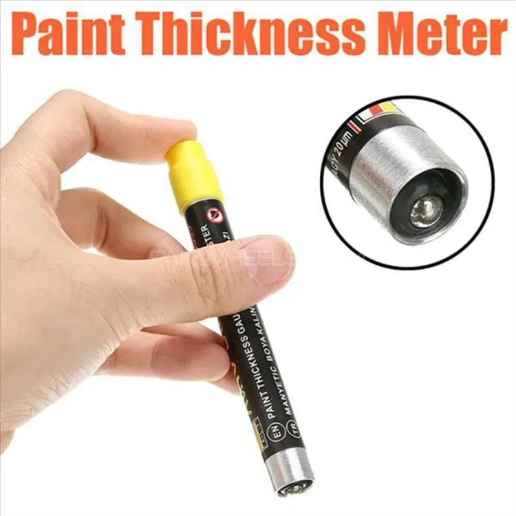Auto Lak Car Paint Tester Pen �Magnetic Paint Thickness Meter Gauge Car Body Damage Detector & Accident Crash Checker