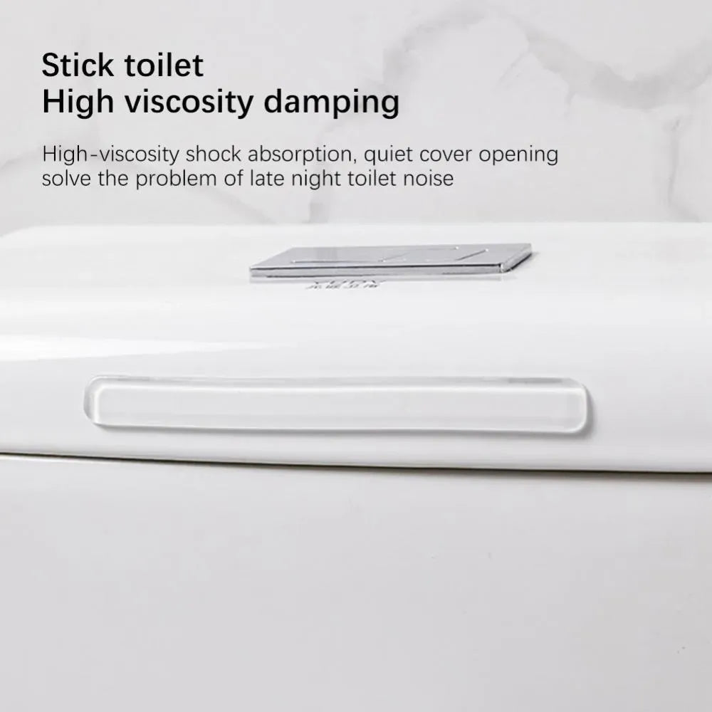 Pack of 10 Anti-Collision Door Stickers �Silicone Wall Protectors, Perforation-Free, Non-Marking, Mute Buffer Strips for Home & Furniture Safety