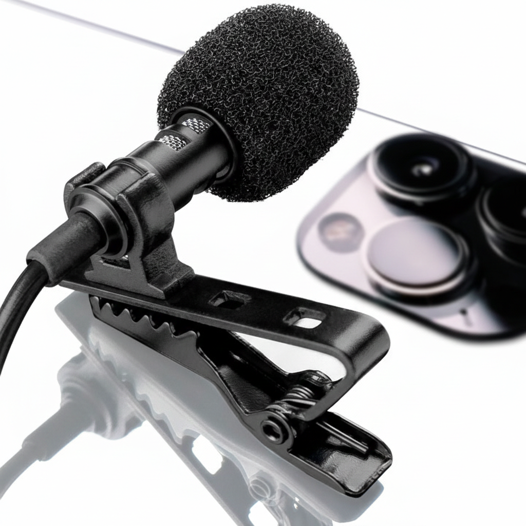 Professional Tiktok3.5 AUX Microphone Micro-Cravate Mic Lavalier – photo 3