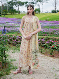 Izel Chikankari Embroidered Digital Printed Lawn 3 Piece Unstitched Suit