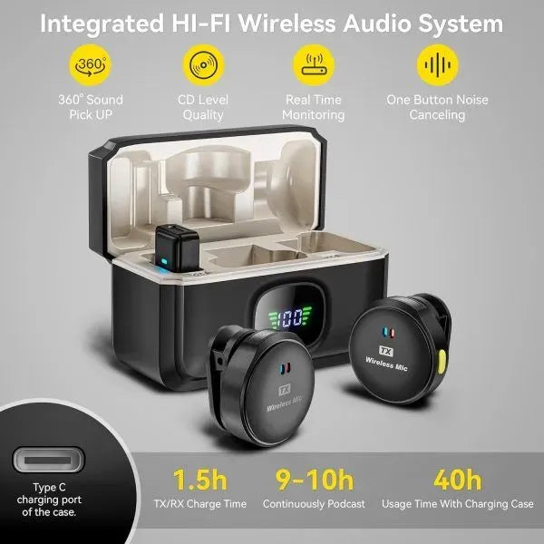 M9 Pro Wireless Microphone / Wireless Microphone