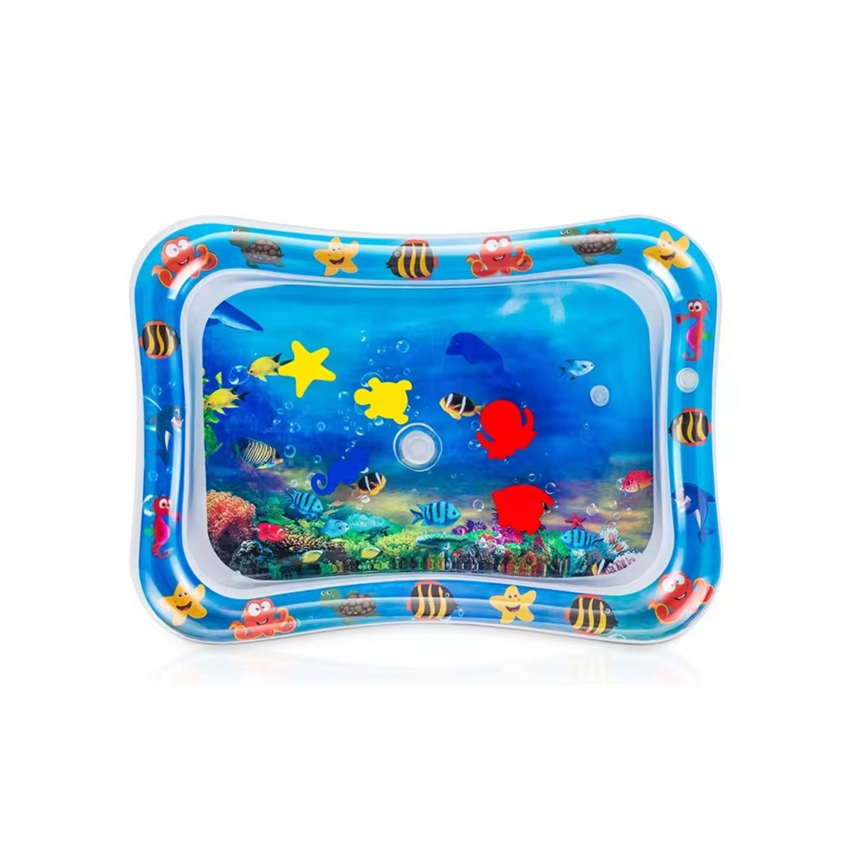 Inflatable Baby Play Mat Water Play Mat For Kids Leakproof Baby Tummy Time Pool Type Mat 69x50x8cm