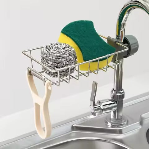 Stainless Steel Adjusting Multifunctional Kitchen Faucet Sponge – photo 4