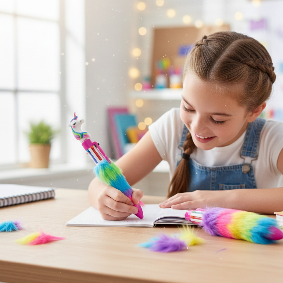 6 In 1 Pen Multi Functional Design Smooth Writing Durable Build Comfortable Grip Stylish Look Perfect For Office School And Daily Use (Random Color)