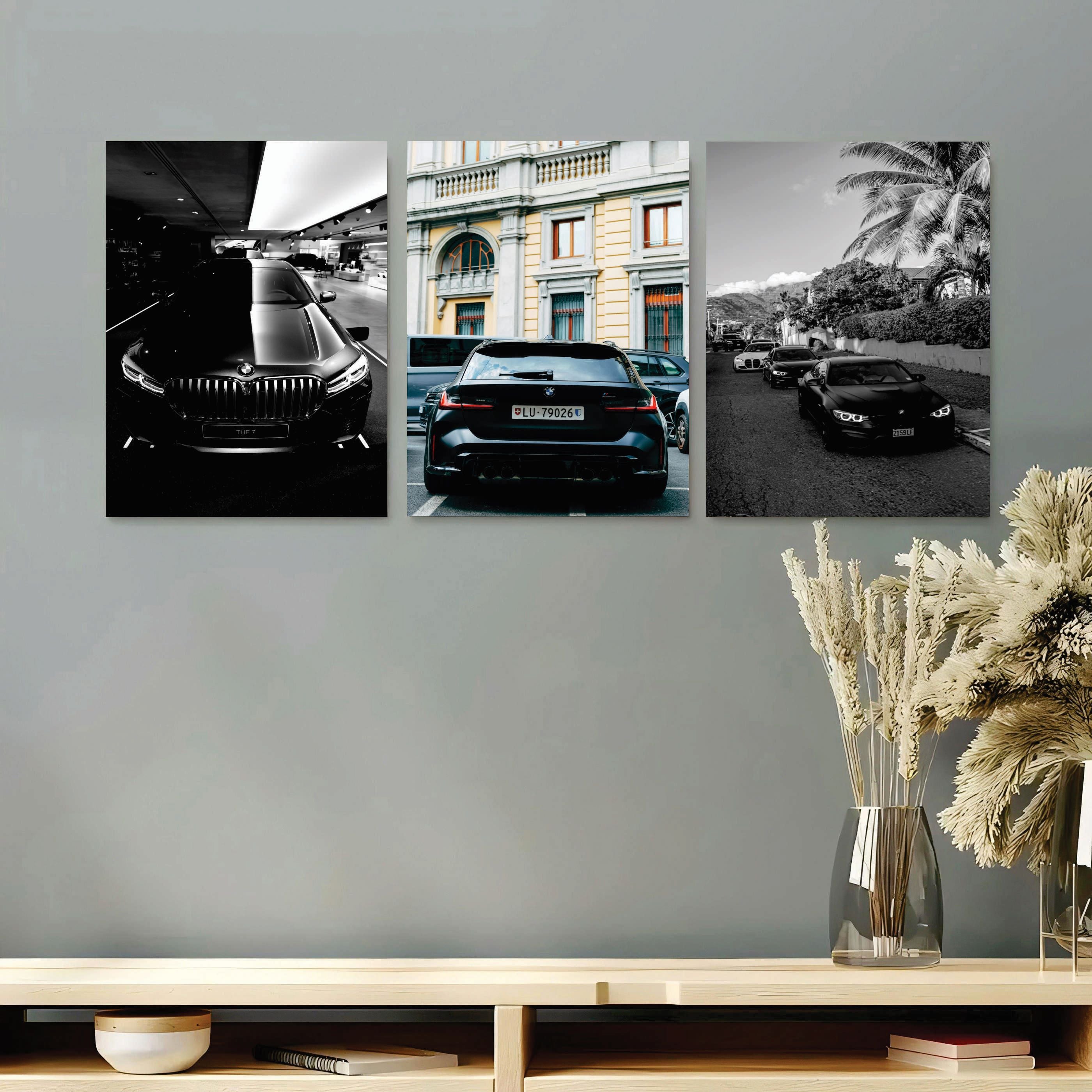 Set of 3 Premium Wall Art Photo Tiles �Modern Home Decor Sets 8x11
