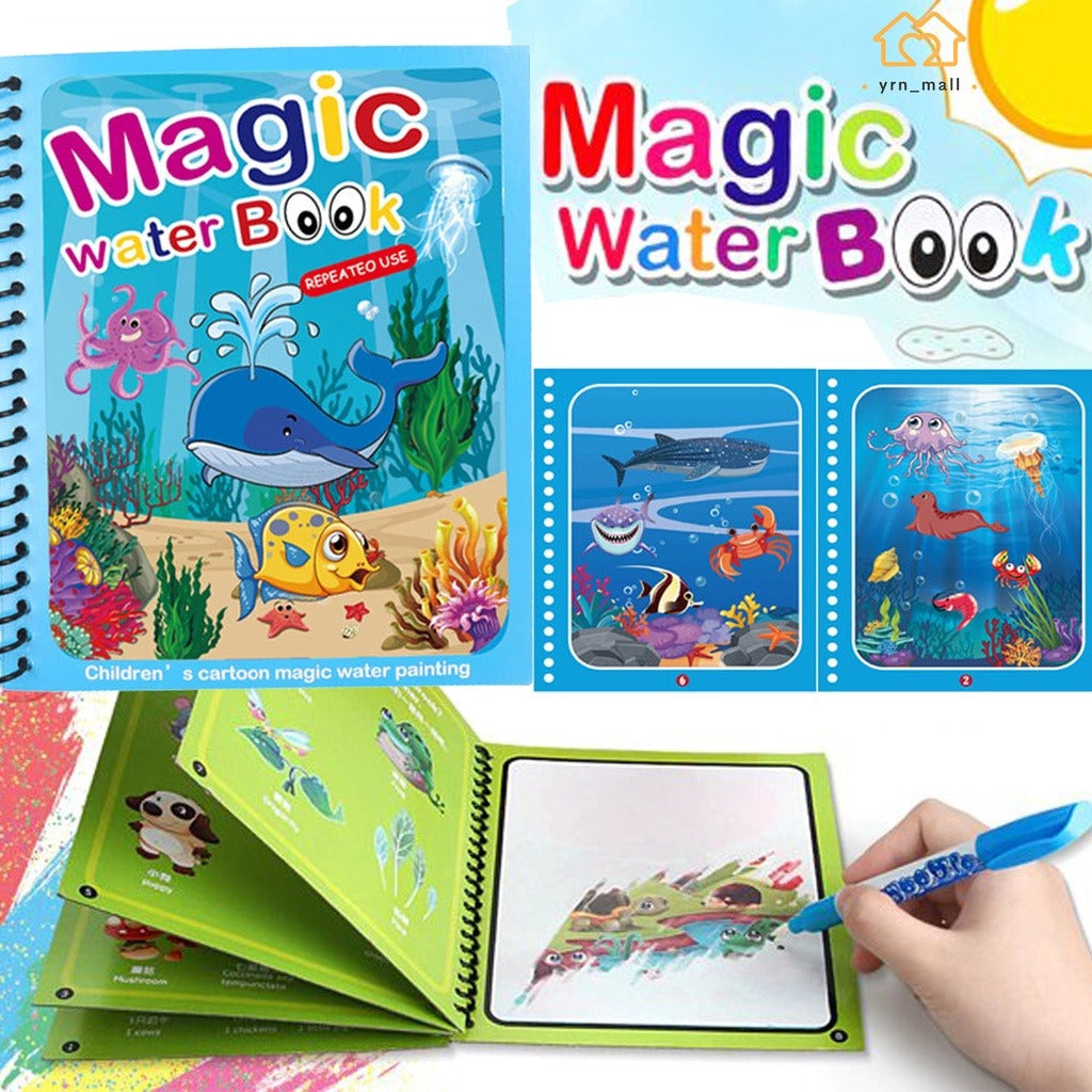 Magic Water Book Painting Drawing Coloring Board – photo 1