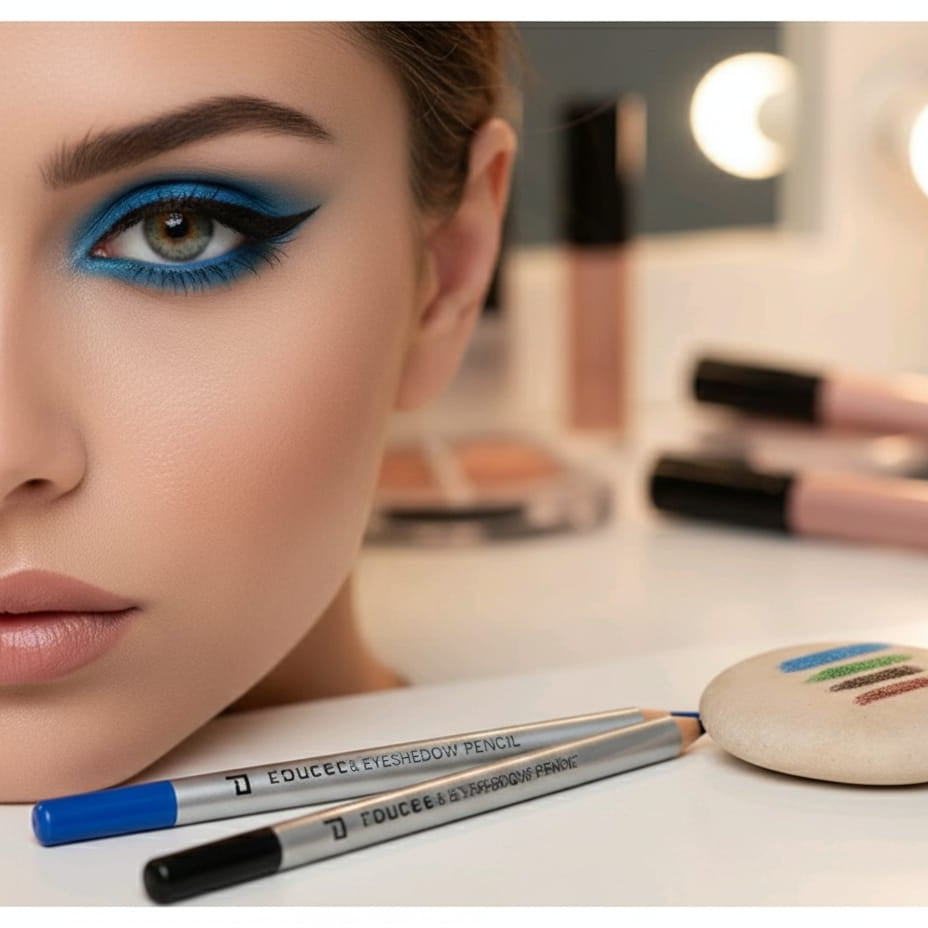 12 Pcs Multicolor Eyeshadow & Eyeliner Pencils Set �Creamy Smooth Makeup Pencils