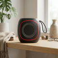 AC73 Portable Wireless Speaker �Compact Bluetooth Party Speaker with RGB Lights and FM Radio