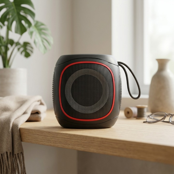 AC73 Portable Wireless Speaker �Compact Bluetooth Party Speaker with RGB Lights and FM Radio