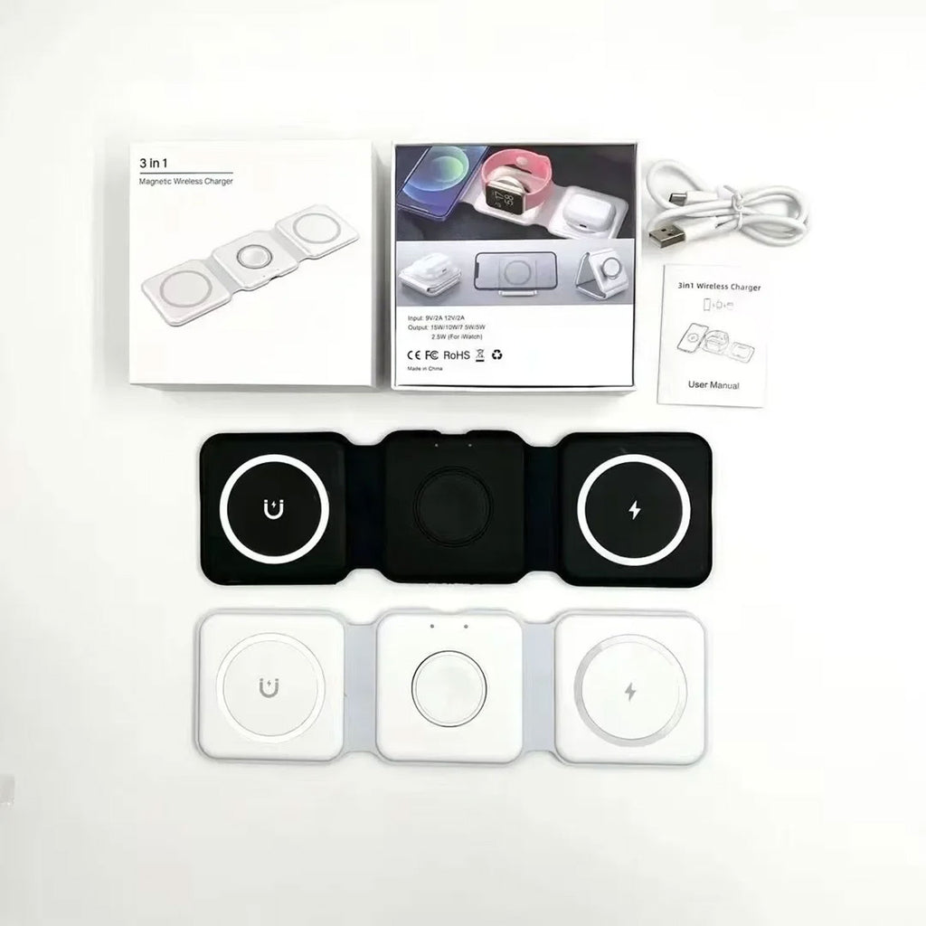 3 in 1 15W Fast Magnetic Wireless